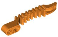 Projectile Launcher Part, Bionicle Thornax Launcher Half (Glatorian), Liftarm End 1 x 8