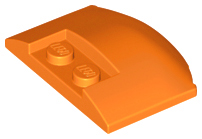 Wedge 3 x 4 x 2/3 Triple Curved