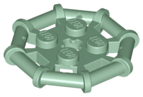 Plate, Modified 2 x 2 with Bar Frame Octagonal, Reinforced, Completely Round Studs