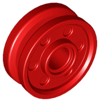 Rueda 18mm D. x 8mm con Pernos Falsos y Radios Profundos con Anillo Interior