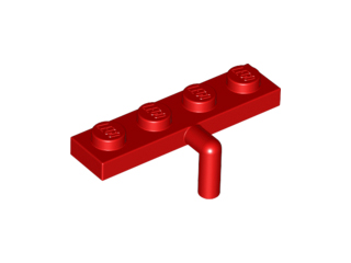 Plate, Modified 1 x 4 with Bar Arm Down