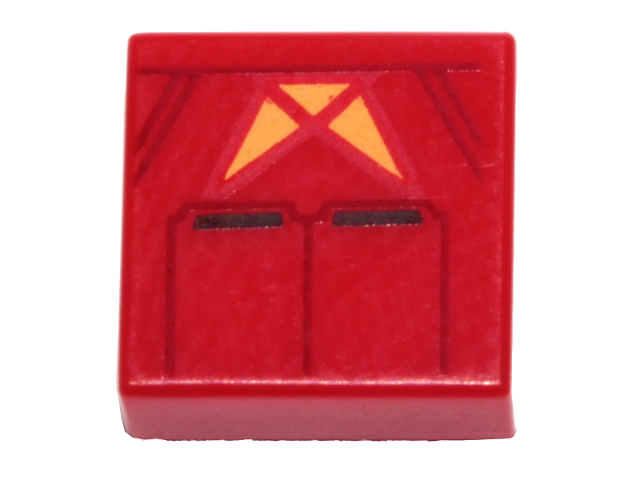 Tile 1 x 1 with SW Sith Trooper Jet Pack Pattern