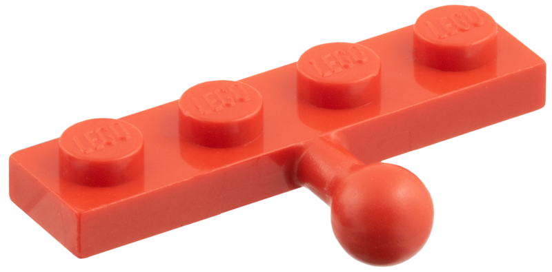 Plate, Modified 1 x 4 with Tow Ball
