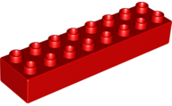 Duplo, Brick 2 x 8