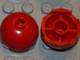 LEGO part Brick, Round 2 x 2 Dome Top without Bottom Axle Holder - Blocked Open Stud 553a