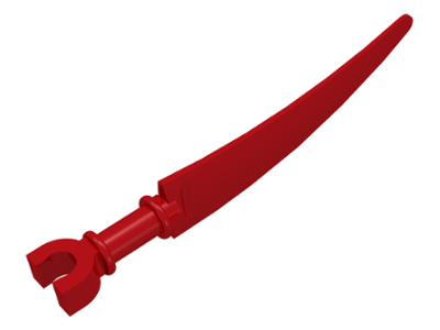 Minifigure, Weapon Sword, Scythe Blade with Clip Pommel