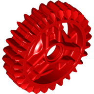 Technic, Gear 28 Tooth Double Bevel with Pin Hole