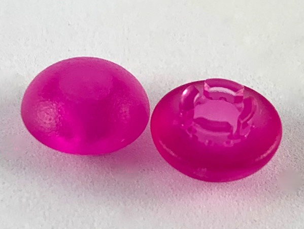 LEGO onderdeel Clikits, Icon Round 2 x 2 Small Thick with Pin (Cap) 45474