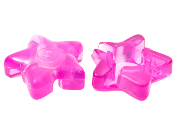 LEGO part Clikits, Icon Star 2 x 2 Small with Hole 46286