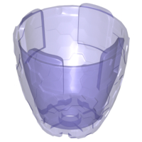 Container, Faceted 4 x 4 x 3, Alien Pod Section