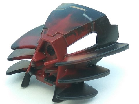 Bionicle Mask Radiak with Marbled Black Pattern