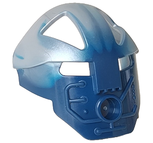 LEGO part Bionicle Mask Komau with Marbled Pearl Light Gray Pattern 32572pb01