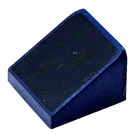 Slope 30 1 x 1 x 2/3 with Black Surface Pattern