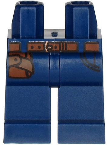 Hips and Legs with Reddish Brown Belt and Hip Holster on Right Side Pattern