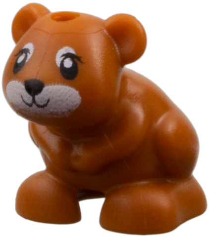 Hamster / Mouse, Friends / Elves with Black Eyes, Nose and Mouth and White Muzzle Pattern (Gus Gus / Heidi / Rumble)