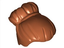 Minifigure, Hair Female with Large High Bun