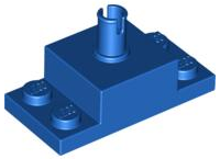 Brick, Modified 2 x 2 with Top Pin and 1 x 2 Side Plates