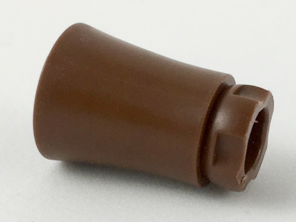 Plant, Tree Palm Trunk - Short Connector, no Axle Hole