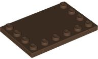 Tile, Modified 4 x 6 with Studs on Edges
