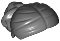 Minifigure, Hair Female with Elaborate Knot Bun