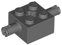 Brick, Modified 2 x 2 with Pins and Axle Hole