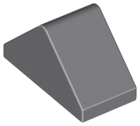 Slope 45 2 x 1 Double with Bottom Stud Holder