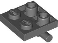 Plate, Modified 2 x 2 with Bar on Bottom