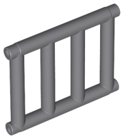 Bar 1 x 4 x 3 Grille with End Protrusions