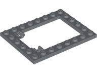 Plate, Modified 6 x 8 Trap Door Frame Horizontal (Long Pin Holders)