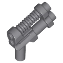 Minifigure, Weapon Gun, Two Barrel Pistol