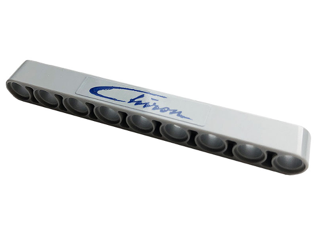 Technic, Liftarm Thick 1 x 9 with Dark Blue 'Chiron' Pattern (Sticker) - Set 42083