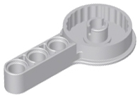 Technic Rotation Joint Disk with Large Pin and 3L Liftarm Thick