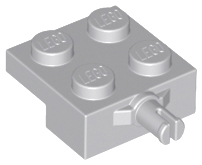 Plate, Modified 2 x 2 with Wheel Holder