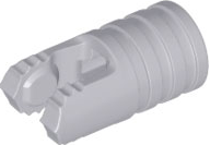 Hinge Cylinder 1 x 2 Locking with 2 Fingers, 7 Teeth and Axle Hole on Ends without Slots