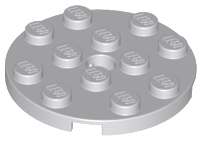 Plate, Round 4 x 4 with Hole