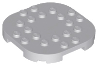 Plate, Modified 6 x 6 with Rounded Corners and 4 Feet