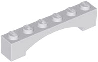 Arch 1 x 6 Raised Arch