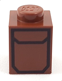 Brick 1 x 1 with Pocket Pattern