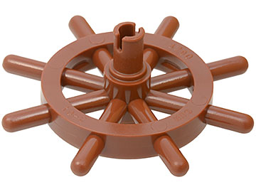 Boat, Ship's Wheel with Slotted Pin