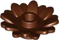 Plant Flower 2 x 2 Round with 16 Petals (Sunflower) with Open Stud