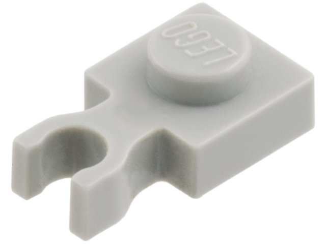 Plate, Modified 1 x 1 with U Clip Thin (Vertical Grip)