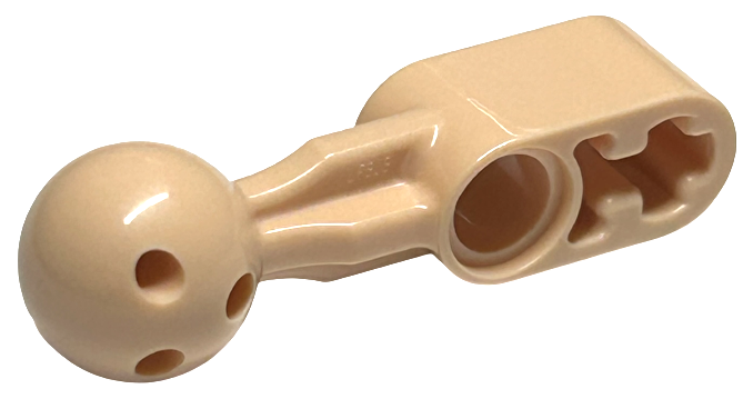 Technic, Liftarm, Modified Ball Joint Straight 1 x 2 with 6 Holes in Ball