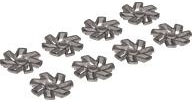 LEGO part Wheel Cover 7 Spoke Rimless Left and Right for Wheel 72206pb01, 8 in Bag - 4 of Each (Multipack) 6824