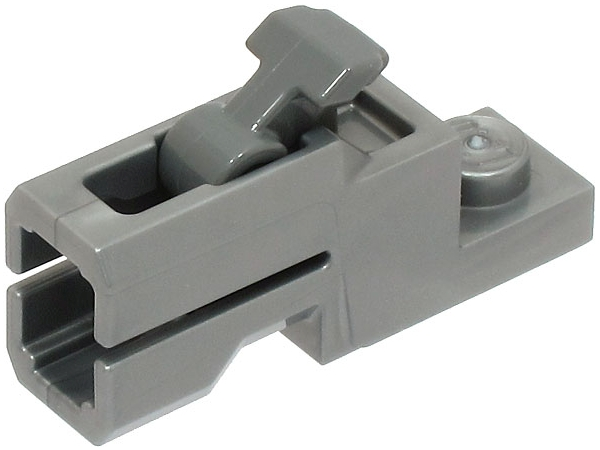 Projectile Launcher, 1 x 2 Mini Blaster / Tile Shooter with Dark Bluish Gray Trigger (69754 / 69755)