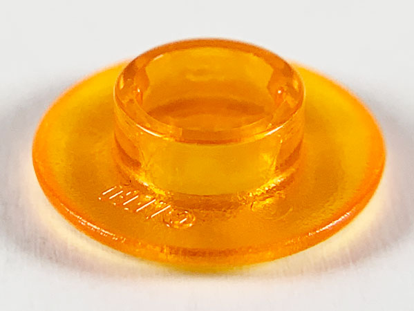 LEGO part Clikits Bead, Ring Thin Large with Hole with High Connector 45473